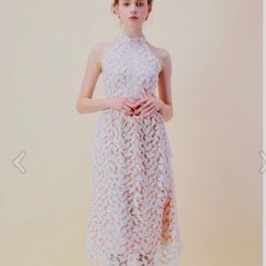 Leaf crochet elegant any occasion dress